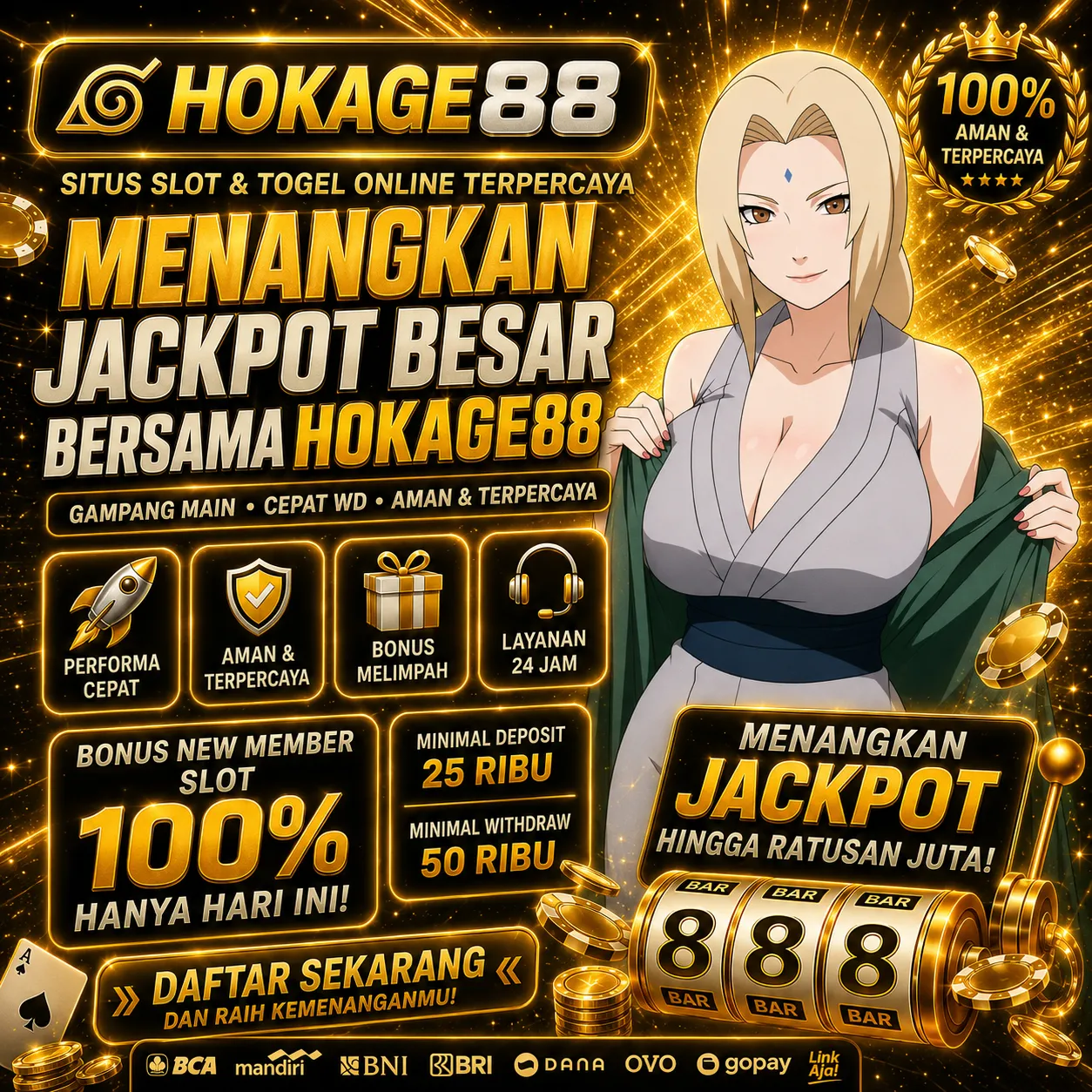 HOKAGE88 Banner